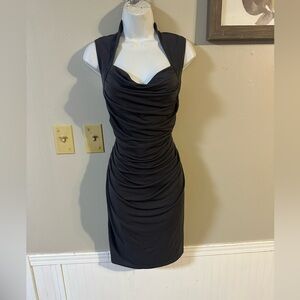 Spense Black Strapless Dress